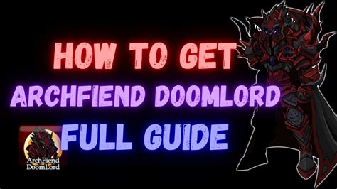 [AFDL]ArchFiend DoomLord Farming Guide : r/AQW .